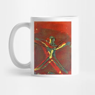 The Dancers 1 - Printmaking Dancers Series Mug